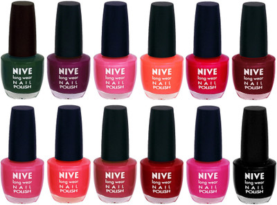Nive Colour Blast Nail Lacquer (Set of 12 Nail Polish) 1105201763 Multicolor(Pack of 12)
Nive Colour Blast Nail Lacquer (Set of 12 Nail Polish) 1105201763 Multicolor(Pack of 12)