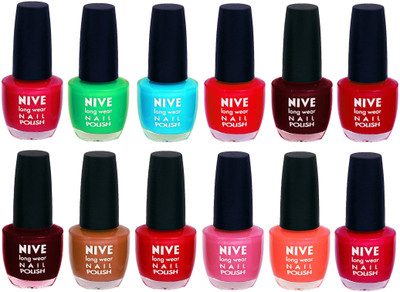 Nive Colour Blast Nail Lacquer (Set of 12 Nail Polish) Multicolor(Pack of 12)
Nive Colour Blast Nail Lacquer (Set of 12 Nail Polish) Multicolor(Pack of 12)