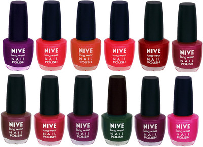 Nive Colour Blast Nail Lacquer (Set of 12 Nail Polish) 1105201728 Multicolor(Pack of 12)
Nive Colour Blast Nail Lacquer (Set of 12 Nail Polish) 1105201728 Multicolor(Pack of 12)