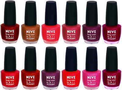 Nive Colour Blast Nail Lacquer (Set of 12 Nail Polish) 1105201767 Multicolor(Pack of 12)
Nive Colour Blast Nail Lacquer (Set of 12 Nail Polish) 1105201767 Multicolor(Pack of 12)