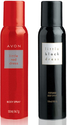 Avon Anew Little Black & Red Dress Body Spray (combo) Deodorant Spray - For Men & Women(300 ml, Pack of 2)
Avon Anew Little Black & Red Dress Body Spray (combo) Deodorant Spray - For Men & Women(300 ml, Pack of 2)