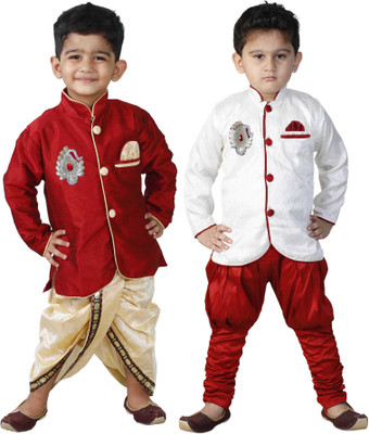 FTC Bazar Boys Kurta and Pyjama Set(Multicolor Pack of 2, Beige;maroon;white
FTC Bazar Boys Kurta and Pyjama Set(Multicolor Pack of 2, Beige;maroon;white