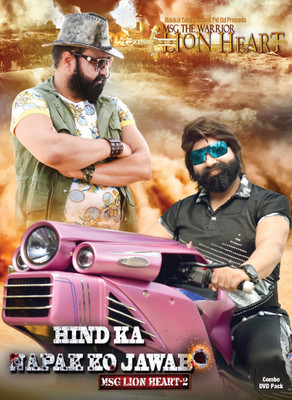 MSG - The Warrior Lion Heart + Hind Ka Napak Ko Jawab(DVD Hindi)