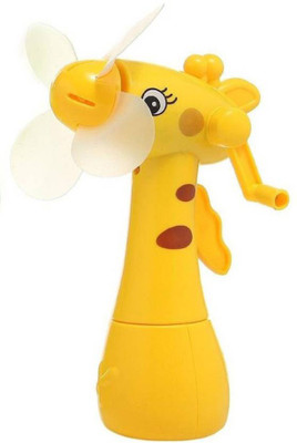 Muren Portable Handheld Mist Spraying Fan-Yellow