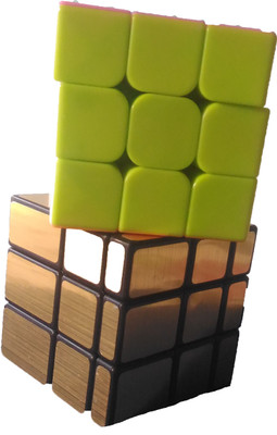 HEER COMBO DIAN SHENG Golden Mirror Cube AND Magic Cube Speed Cube (3 X 3 X 3 ,Multicolor) HCCD ENTERPRISE(2 Pieces)
HEER COMBO DIAN SHENG Golden Mirror Cube AND Magic Cube Speed Cube (3 X 3 X 3 ,Multicolor) HCCD ENTERPRISE(2 Pieces)
