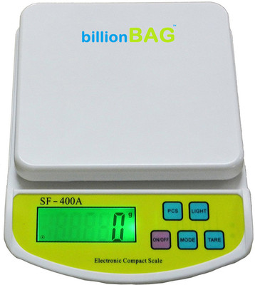 Billionbag 10 kg Digital with inbuilt Batteries Multi-Purpose Kitchen Weighing Scale(Off-White)
Billionbag 10 kg Digital with inbuilt Batteries Multi-Purpose Kitchen Weighing Scale(Off-White)
