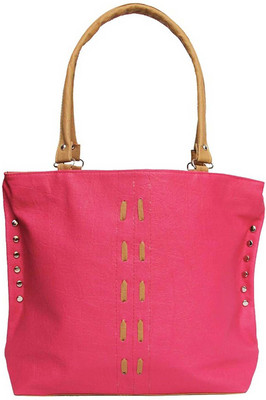 Faslook Shoulder Bag(Pink, Khaki), Khaki;pink
