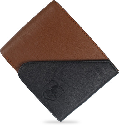 LANDER Men Tan, Black Artificial Leather Wallet(4 Card Slots), Black;tan 
LANDER Men Tan, Black Artificial Leather Wallet(4 Card Slots), Black;tan