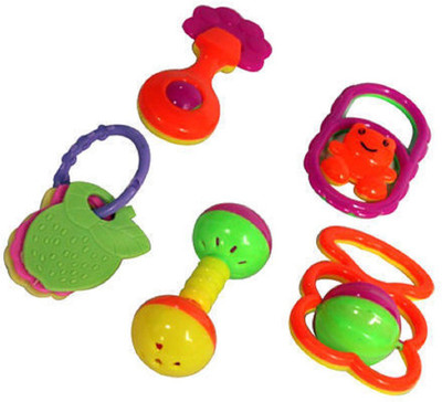 Mr. Tomato Rattle Set (5 PCS) Rattle(Multicolor)