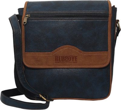 BlueEye Trends Messenger Bag(Blue, Brown)