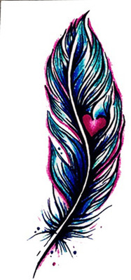 Savii Arm Hand Wrist Tattoo(Feather)