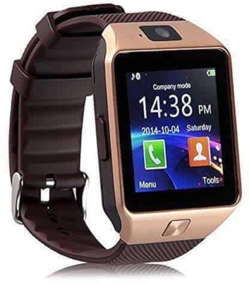 Digimart DZ-09 Bluetooth Smart Wrist Watch With Camera, Sim & TF Card Support For Android, IOS & Smart Phone Smartwatch(Brown Strap Regular)
Digimart DZ-09 Bluetooth Smart Wrist Watch With Camera, Sim & TF Card Support For Android, IOS & Smart Phone Smartwatch(Brown Strap Regular)