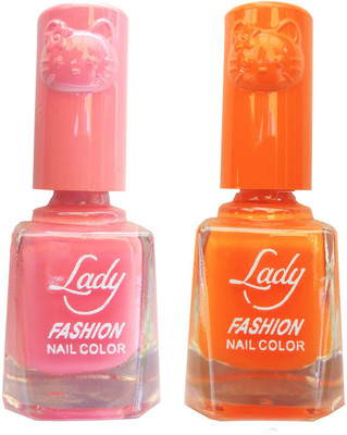 Lady Fashion Colour Cap Insta Dry Nail polish (Evergreen Colours) Pink,Orange(Pack of 2)
Lady Fashion Colour Cap Insta Dry Nail polish (Evergreen Colours) Pink,Orange(Pack of 2)