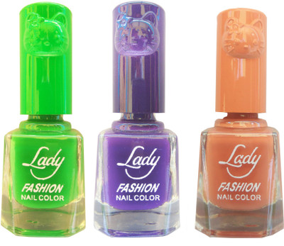 Lady Fashion Colour Cap Insta Dry Nail polish (Evergreen Colours) Light Green,Purple,Nude(Pack of 3)
Lady Fashion Colour Cap Insta Dry Nail polish (Evergreen Colours) Light Green,Purple,Nude(Pack of 3)