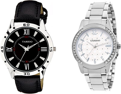 Tarido TD1045SL01_TD2056SM02 Exclusive Black & White Dial,Leather & Silver Strap combo watches for Couples Watch - For Couple
Tarido TD1045SL01_TD2056SM02 Exclusive Black & White Dial,Leather & Silver Strap combo watches for Couples Watch - For Couple