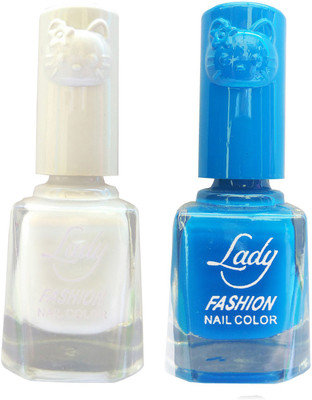 Lady Fashion Colour Cap Insta Dry Nail polish (Evergreen Colours) White,Blue(Pack of 2)
Lady Fashion Colour Cap Insta Dry Nail polish (Evergreen Colours) White,Blue(Pack of 2)