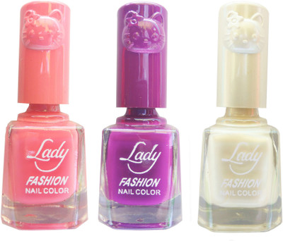 Lady Fashion Colour Cap Insta Dry Nail polish (Evergreen Colours) Pink,Purple,Creamy White(Pack of 3)
Lady Fashion Colour Cap Insta Dry Nail polish (Evergreen Colours) Pink,Purple,Creamy White(Pack of 3)