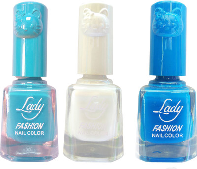 Lady Fashion Colour Cap Insta Dry Nail polish (Evergreen Colours) Blue,White,Blue(Pack of 3)
Lady Fashion Colour Cap Insta Dry Nail polish (Evergreen Colours) Blue,White,Blue(Pack of 3)