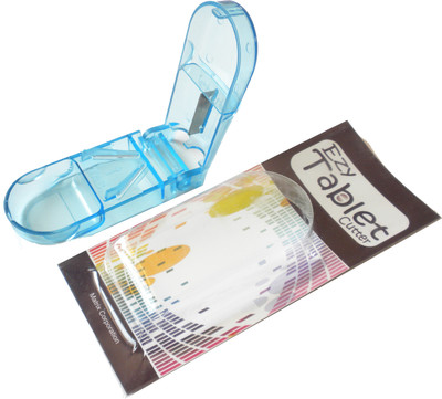 Ezy Tablet Cutter . (Aqua)(Aqua)