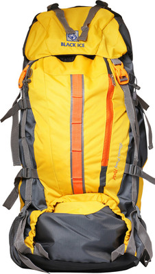 black ice 9007 Rucksack - 75 L(Yellow, Orange), Orange;yellow