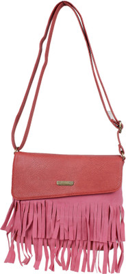 Yours Luggage Sling Bag(Pink)