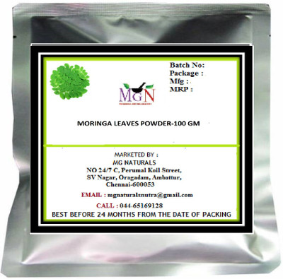 MG Naturals MORINGA LEAVES POWDER-SKIN/HAIR CARE(100 g)