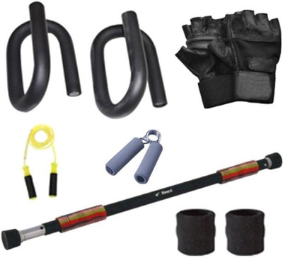 Kyachaiyea COMBO OF 1 FOAM HAND GRIP + SKIPPING ROPE + GYM GLOVES + PULL UP BAR + DIP STAND + HAND STAND FOR GYM AND HOME FITNESS. Gym & Fitness Kit
Kyachaiyea COMBO OF 1 FOAM HAND GRIP + SKIPPING ROPE + GYM GLOVES + PULL UP BAR + DIP STAND + HAND STAND FOR GYM AND HOME FITNESS. Gym & Fitness Kit