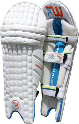 Three Wickets Cougar Men's (39 - 43 cm) Batting Pad(White, men, boys)