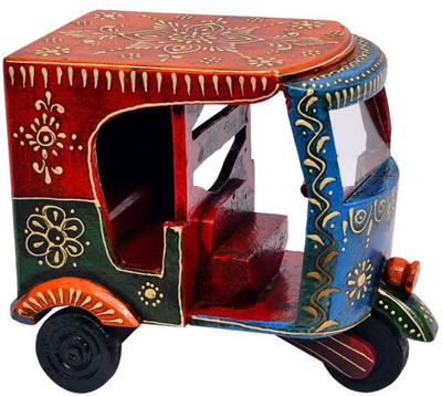 NG Art Ventura Purpledip Vintage Auto Rickshaw Tuk Tuk Mangowood Decorative Showpiece - 17 cm(Wooden, Multicolor)
NG Art Ventura Purpledip Vintage Auto Rickshaw Tuk Tuk Mangowood Decorative Showpiece - 17 cm(Wooden, Multicolor)