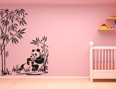 Wall Guru Home Décor wall Sticker(Pack of 1, Black