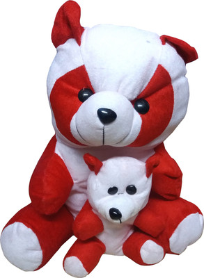 Welo Soft and Attractive Teddy with Baby (26 cm) - 26 cm(Multicolor)