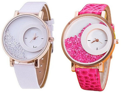 Om Designer Mxre Free Diamond Watch for Girls & Women Combo (Pack of 2) Watch - For Women
Om Designer Mxre Free Diamond Watch for Girls & Women Combo (Pack of 2) Watch - For Women