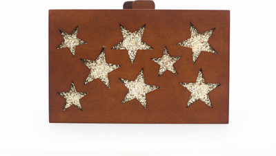Bagclan gold star Sling Bag(Brown, 2 inch)