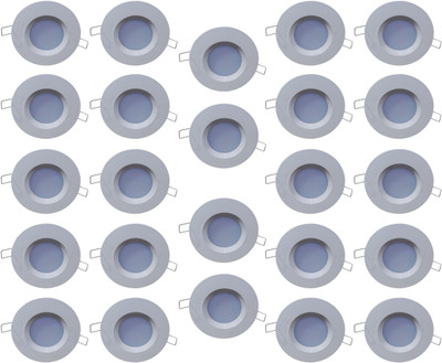 Bene 3w Round Ceiling Light, Color of LED Warm White (Yellow) (Pack of 24 Pcs) Recessed Ceiling Lamp
Bene 3w Round Ceiling Light, Color of LED Warm White (Yellow) (Pack of 24 Pcs) Recessed Ceiling Lamp