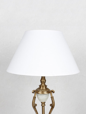 Kapoor E Illuminations TLS2940COWH Table Lamps Lamp Shade(Cotton)
