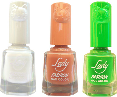 Lady Fashion Colour Cap Insta Dry Nail polish (Evergreen Colours) White,Nude,Light Green(Pack of 3)
Lady Fashion Colour Cap Insta Dry Nail polish (Evergreen Colours) White,Nude,Light Green(Pack of 3)