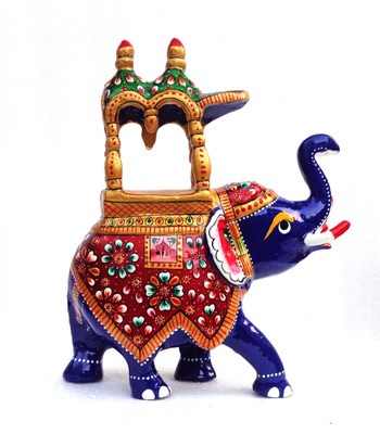 LAVANSHI 7" Metal Meenakari Elephant Rider Decorative Showpiece - 17 cm(Aluminium, Multicolor)
LAVANSHI 7" Metal Meenakari Elephant Rider Decorative Showpiece - 17 cm(Aluminium, Multicolor)