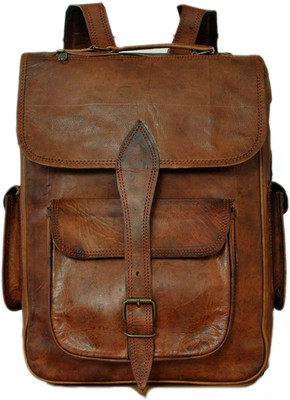 CraftShades 100% Pure Handmade Leather Laptop Backpack 15 L Laptop Backpack(Brown, Tan)
CraftShades 100% Pure Handmade Leather Laptop Backpack 15 L Laptop Backpack(Brown, Tan)