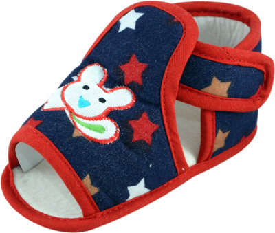 Instabuyz Boys & Girls Velcro Sports Sandals(Red, Multicolour