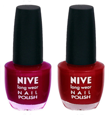 Nive Colour Blast Nail Polish (Set of 2 Nail Polish) 1405201711 Pink,Red(Pack of 2)
Nive Colour Blast Nail Polish (Set of 2 Nail Polish) 1405201711 Pink,Red(Pack of 2)