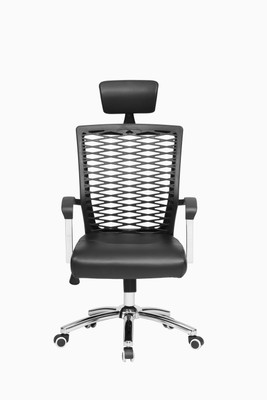 ZENNOIIR Executive Chair Leatherette Office Executive Chair(Black)
