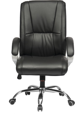 ZENNOIIR Executive Chair Leatherette Office Executive Chair(Black)