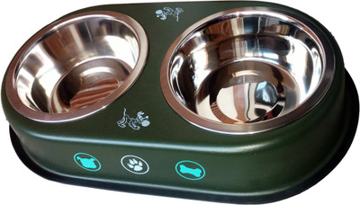 Petshop7 Green 250 Ml Dog Double Dinner Set Ovel Stainless Steel Pet Bowl & Bottle(250 L Green)
Petshop7 Green 250 Ml Dog Double Dinner Set Ovel Stainless Steel Pet Bowl & Bottle(250 L Green)