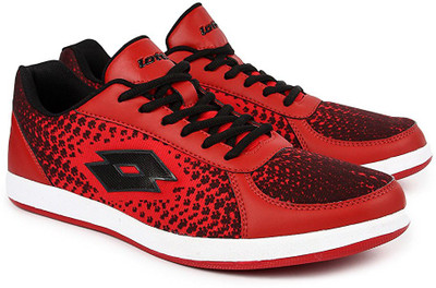 Lotto Pitlane Running Shoes For Men(Red, Grey
