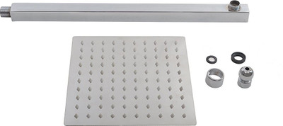 Kitsch Ultra Thin SS Square 200mm (8"X8") Combo With 600mm (24") Long Steel Shower Head
Kitsch Ultra Thin SS Square 200mm (8"X8") Combo With 600mm (24") Long Steel Shower Head