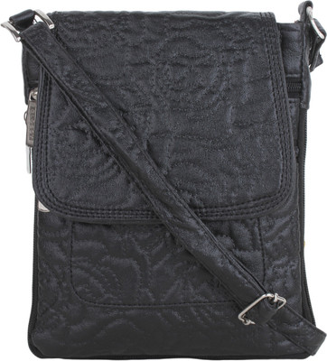 Vogue Street Girls Casual Black PU Sling Bag