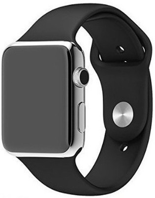 ShopAIS iWatch 42mm Silicon Band Back Smart Watch Strap(Black)