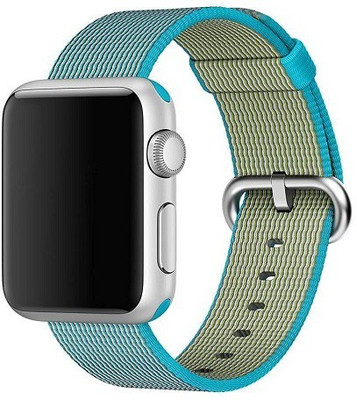 ShopAIS Nylon Watch Band, Sports Royal Woven Nylon Wrist Band Strap Bracelet For 42mm Fits 145-215mm wrists-Scuba Blue Smart Watch Strap(Blue)
ShopAIS Nylon Watch Band, Sports Royal Woven Nylon Wrist Band Strap Bracelet For 42mm Fits 145-215mm wrists-Scuba Blue Smart Watch Strap(Blue)