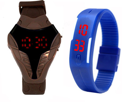 Stealodeal Brown Cobra Shape and Blue Led|Combo of 2| Brown Cobra Shape and Blue Led|Combo of 2| Watch - For Boys & Girls
Stealodeal Brown Cobra Shape and Blue Led|Combo of 2| Brown Cobra Shape and Blue Led|Combo of 2| Watch - For Boys & Girls