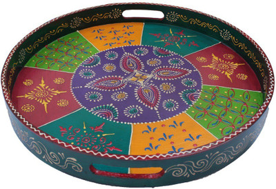 Crafticia Indian Wooden Round Trays Set of 2 Handmade Gift Item For Home Decor Pink City Showpiece Wooden Decorative Platter(Multicolor, Pack of 2)
Crafticia Indian Wooden Round Trays Set of 2 Handmade Gift Item For Home Decor Pink City Showpiece Wooden Decorative Platter(Multicolor, Pack of 2)